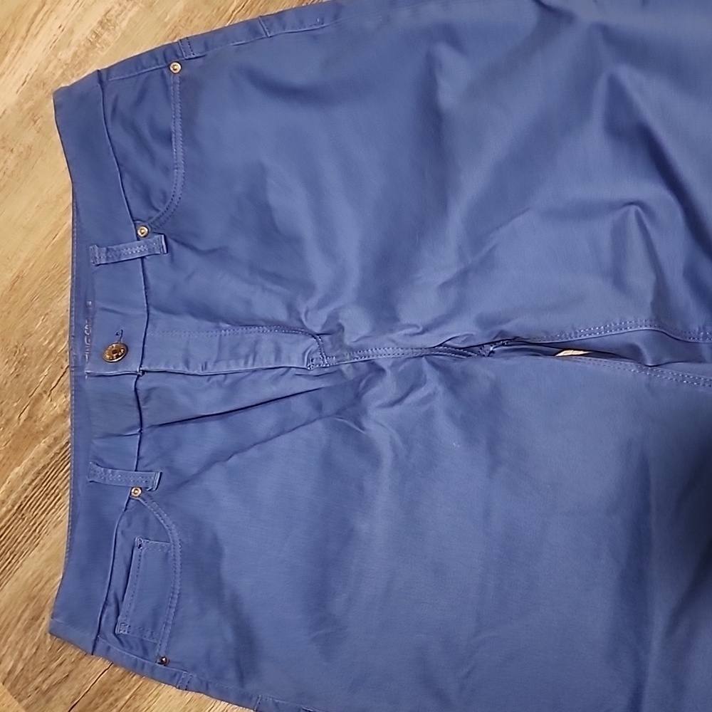 Chico's the SO Lifting crop pants blue size 12/Large (chico's 2) - Picture 3 of 9